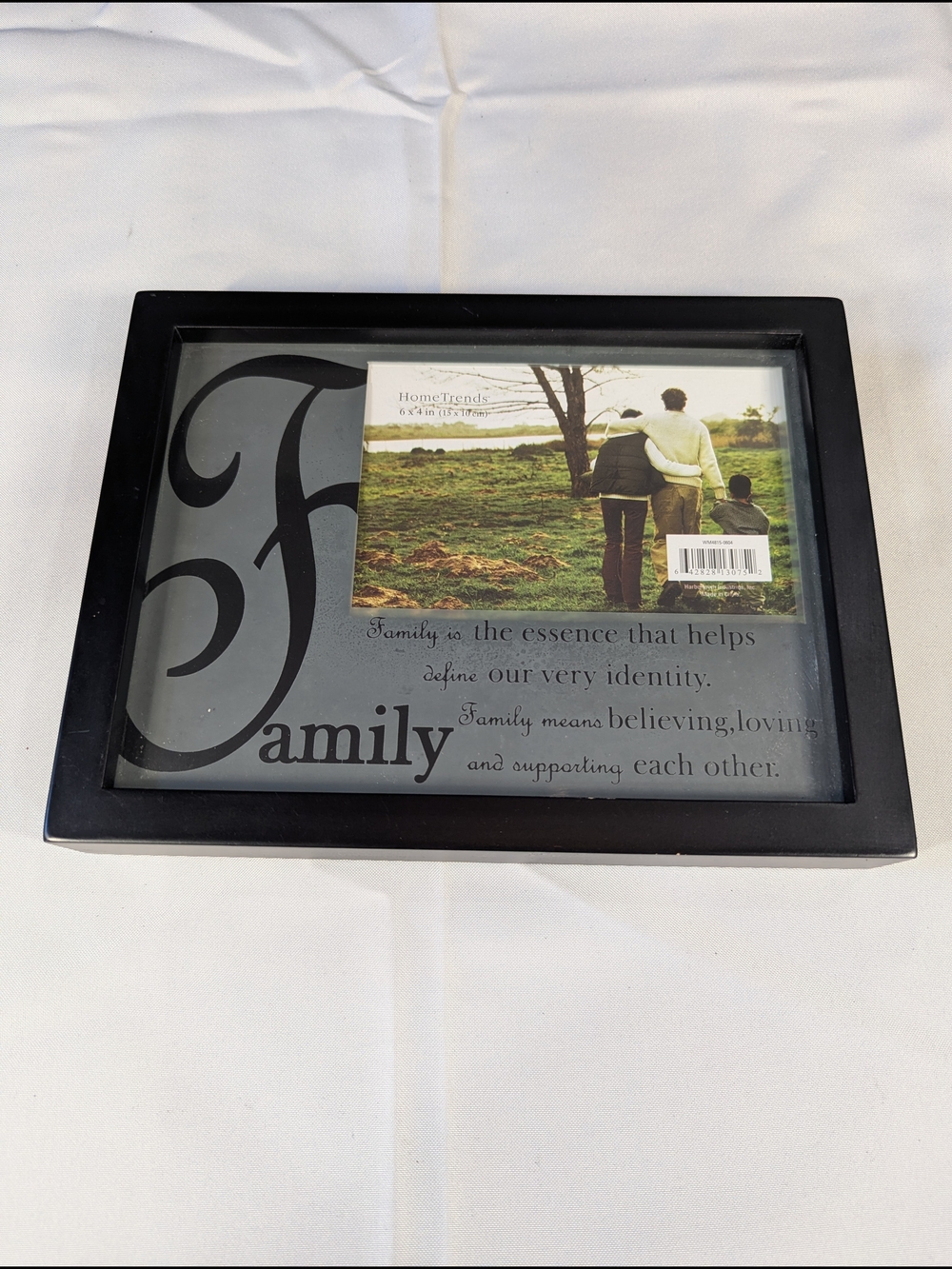 Family Decorative Picture Frame in Black - 4x6 Photo